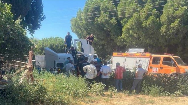 Şarampole yuvarlandı... TIR şoförünün acı sonu!