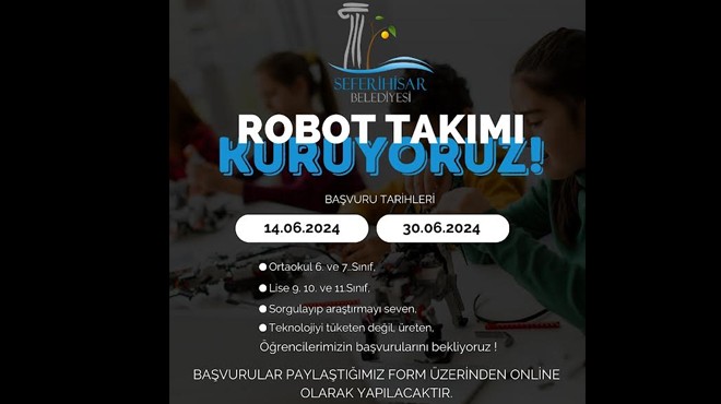 Seferihisar’da 'Robot Takımı' kuruluyor