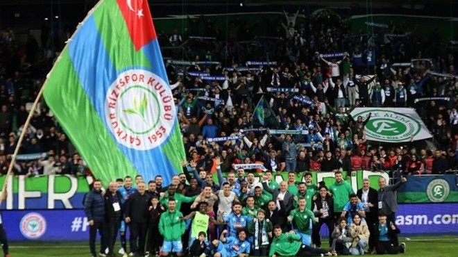 Süper Lig'e yükselen ikinci takım Çaykur Rizespor