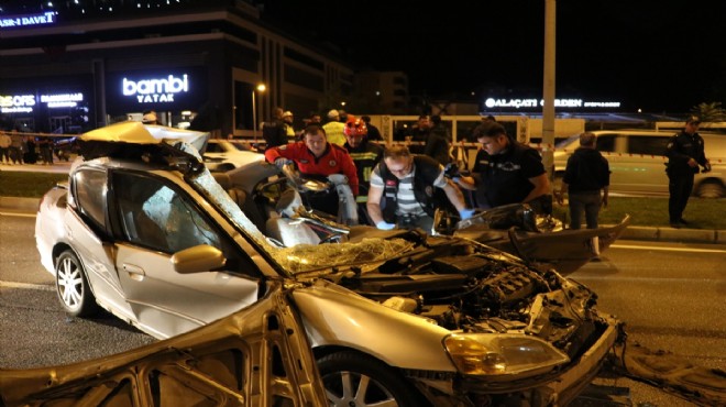 TIR'a ok gibi saplandı... Sürücü yaşamını yitirdi