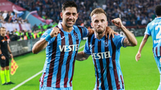 Trabzonspor, Beşiktaş'ı farklı geçti!