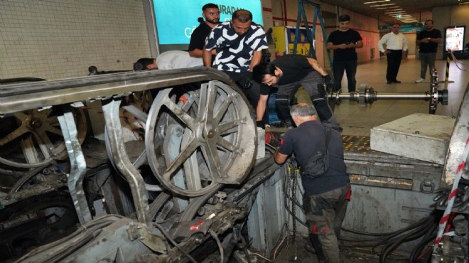 Üçyol Metrosu'nda hummalı çalışma